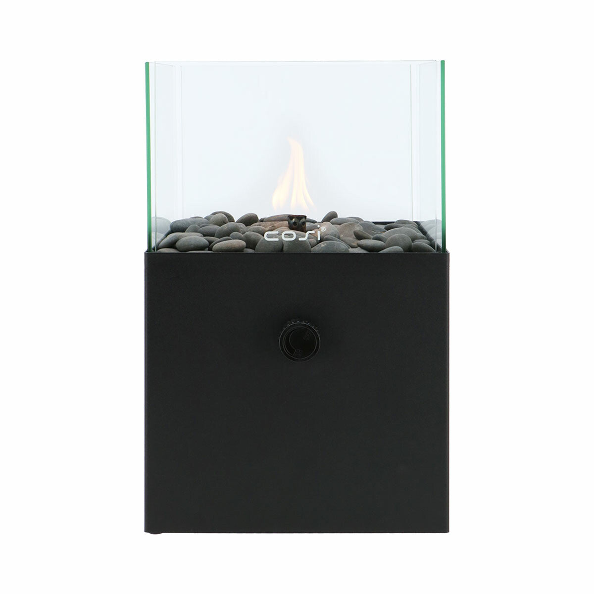 Cosi Fires sfeerhaardje Cosiscoop Square - black - 20x20x32,5 cm