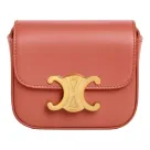 CELINE MINI TRIOMPHE IN SHINY CALFSKIN LYCHEE