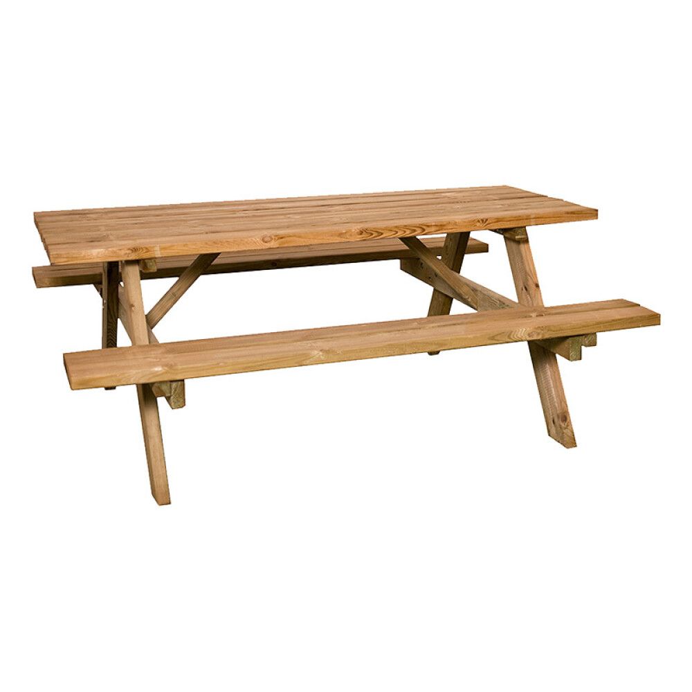 HAGEMØBEL HORTUS BORD/BENKER TRYKKIMPREGNERT 177X155CM