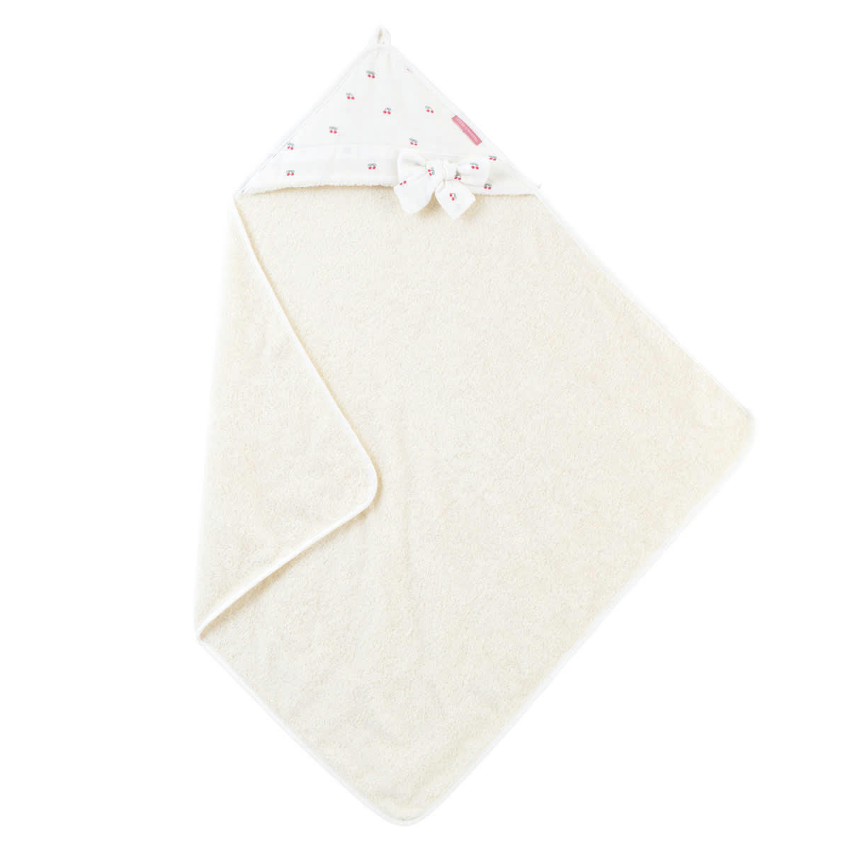 CERISE - Cape de bain coton bio 75x75 cm