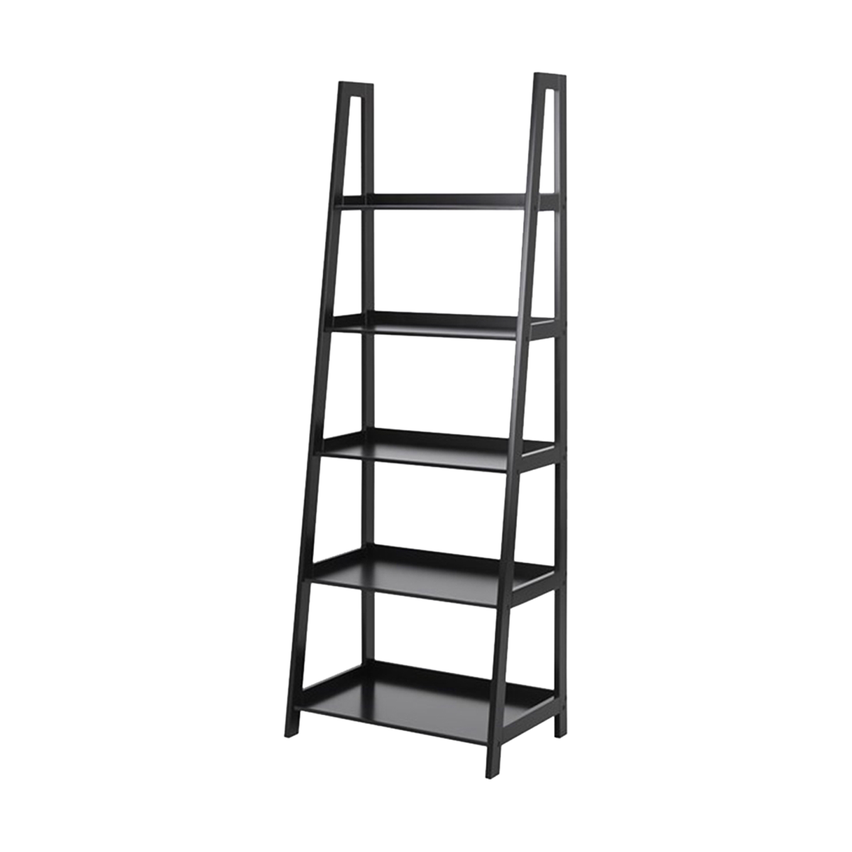 Lisomme Livia Houten Wandkast met 5 Planken - Zwart