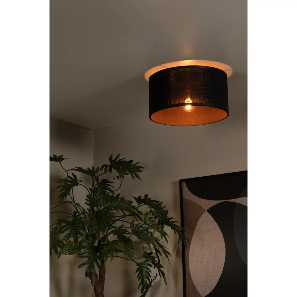 Lucide TAGALOG Plafonni&egrave;re - Zwart