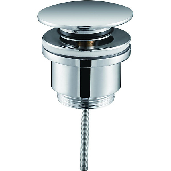Bonde clic-clac - Diamètre chapeau supérieur: 63 mm - Diamètre filetage inférieure: G1 1/4 - Chromé