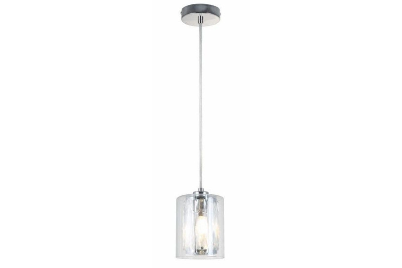 Lampa wisząca chromowana Tesh 1xE14x40W wym: 120x12x12 cm Reality