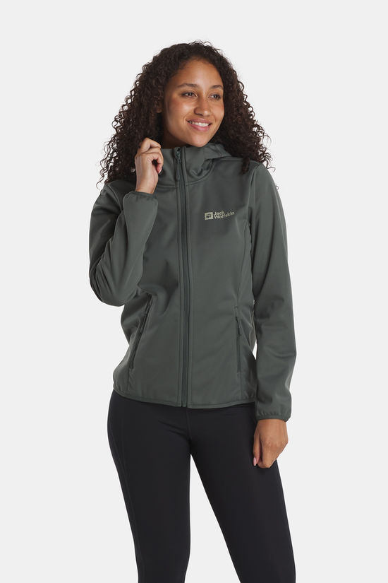 Jack Wolfskin Windhain Hoody Softshell Jas Dames