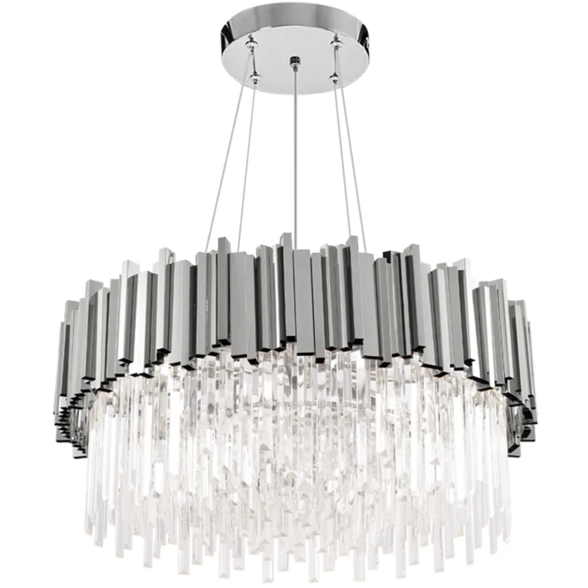 Lampa sufitowa plafon kryształowa APP1480-1C Chrom