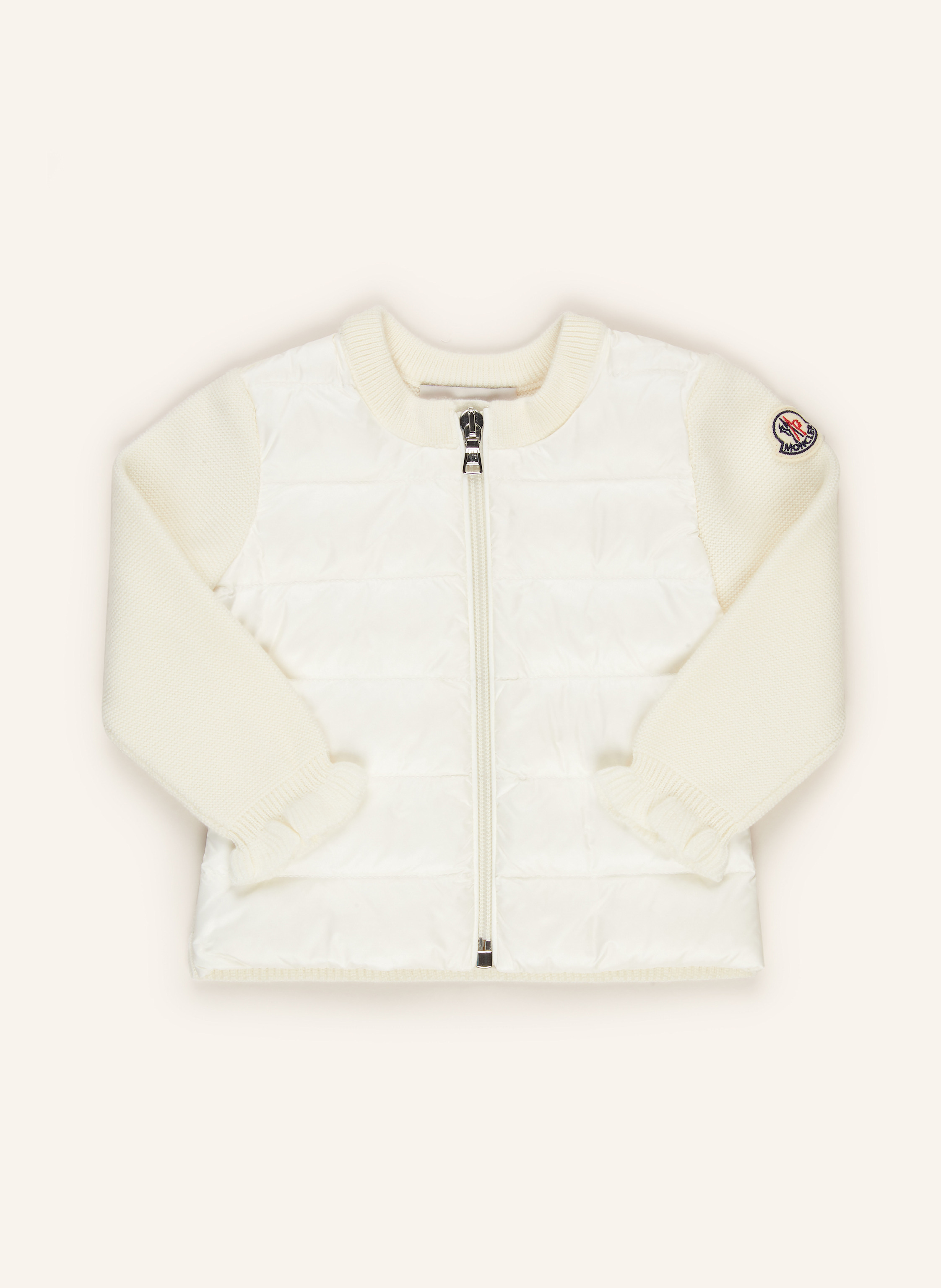 MONCLER enfant Daunenjacke im Materialmix