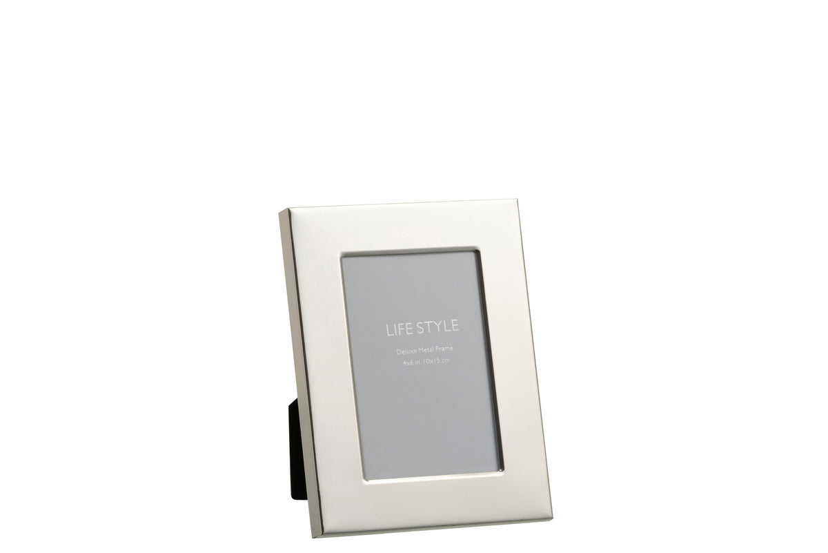 J-Line fotolijst Brede Boord - metaal - zilver - small - 2 stuks