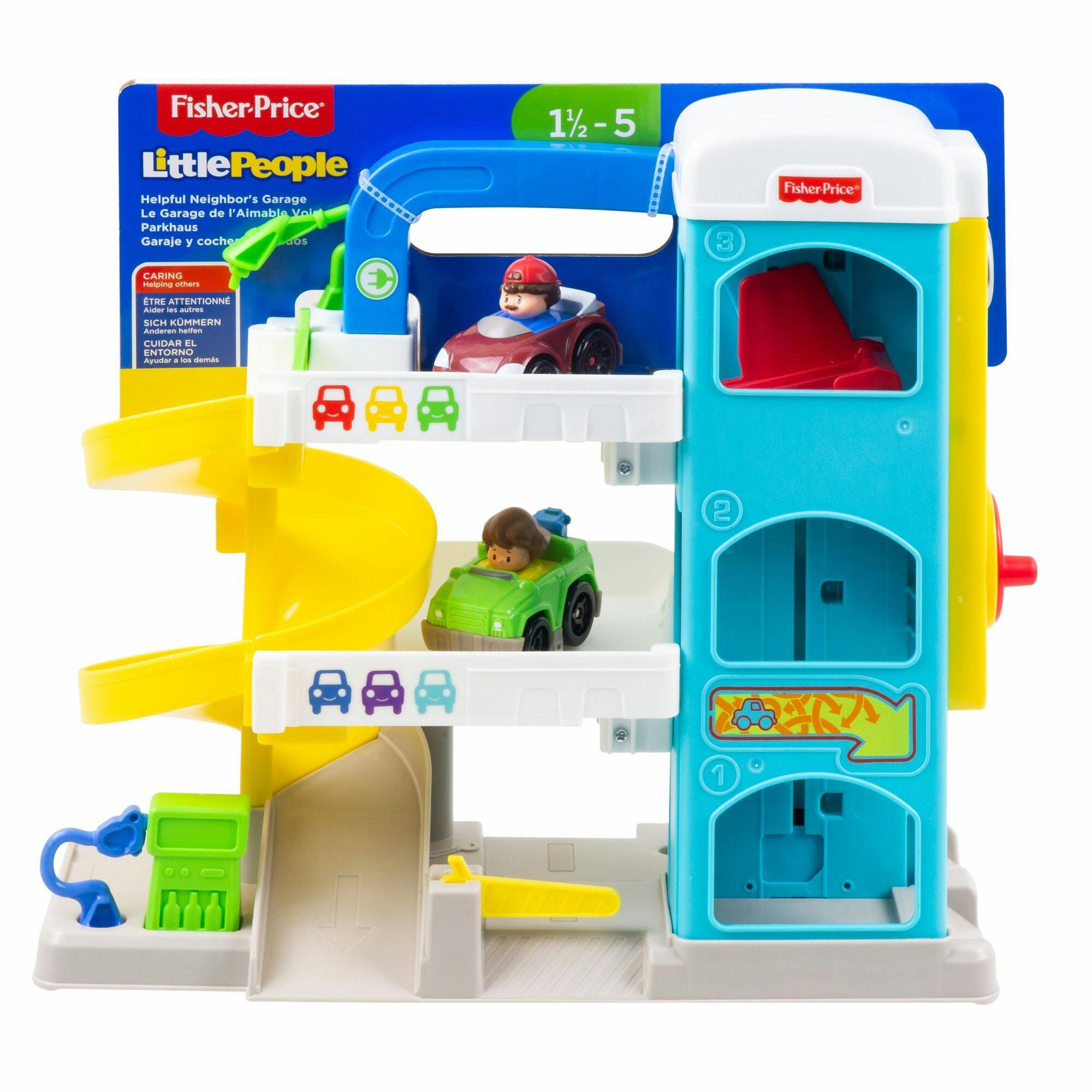 Fisher Price Little People Wheelies Garage, Ages 2+