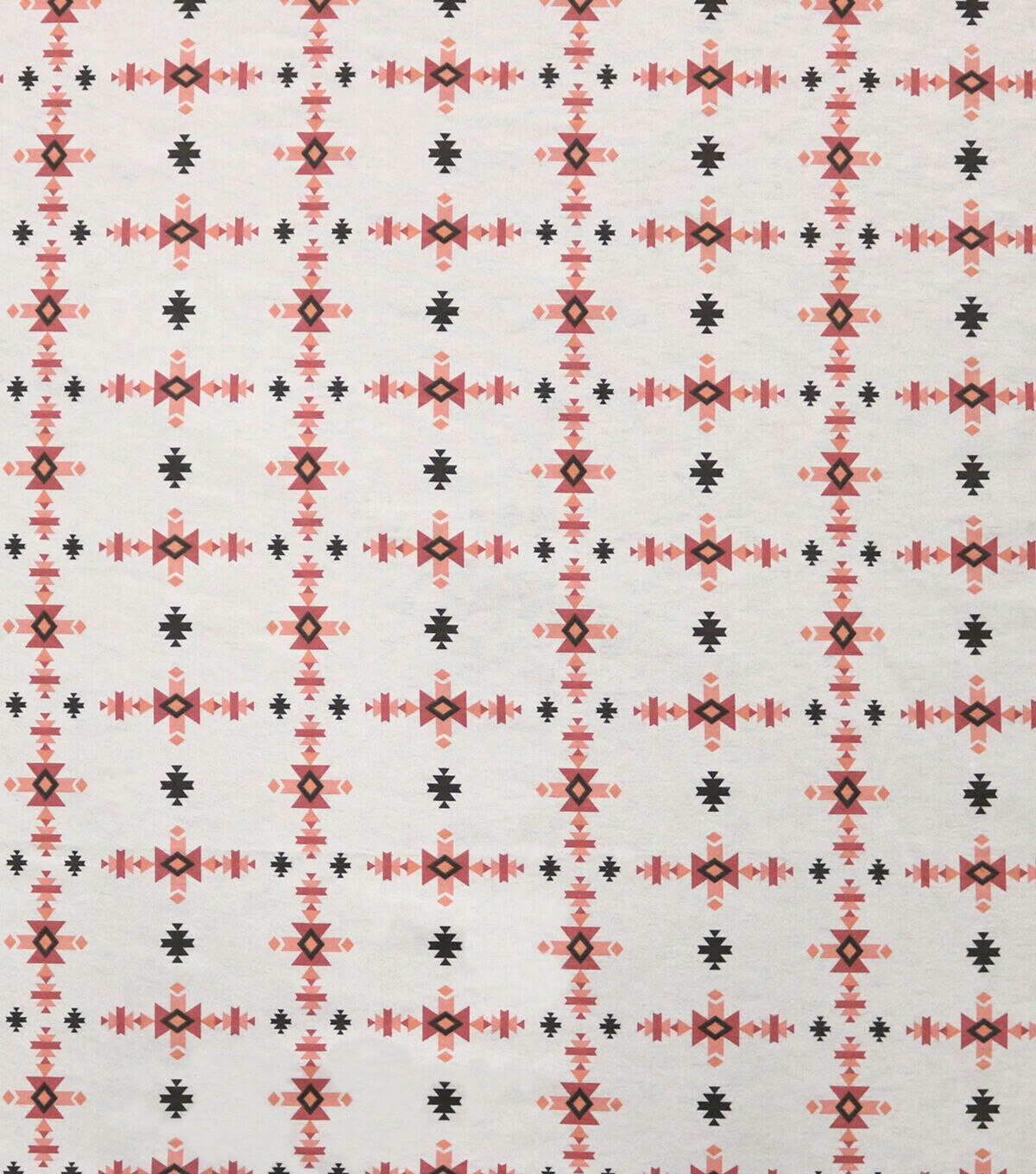 Small Pink Aztec Super Snuggle Flannel Fabric