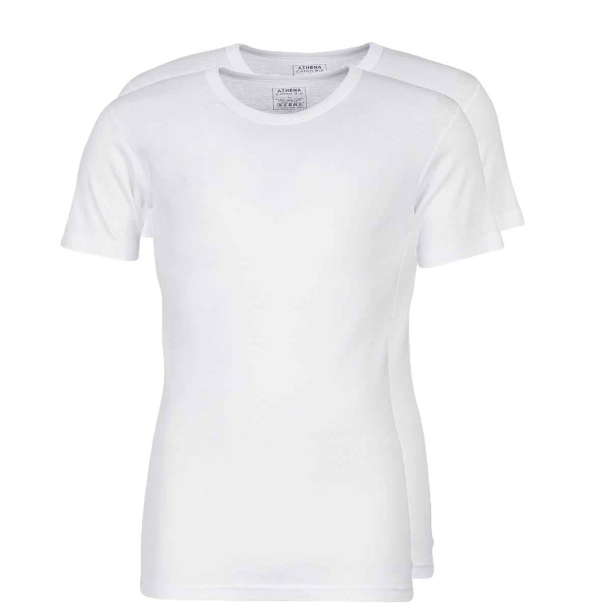 Athena - T SHIRT COL ROND - White