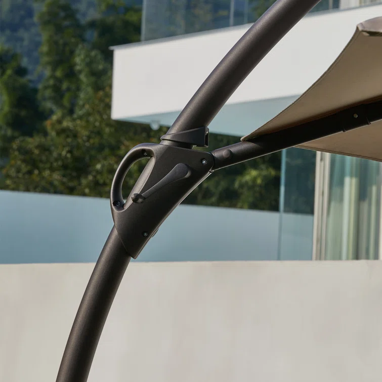 Ebonique Cantilever Umbrella with Base Included