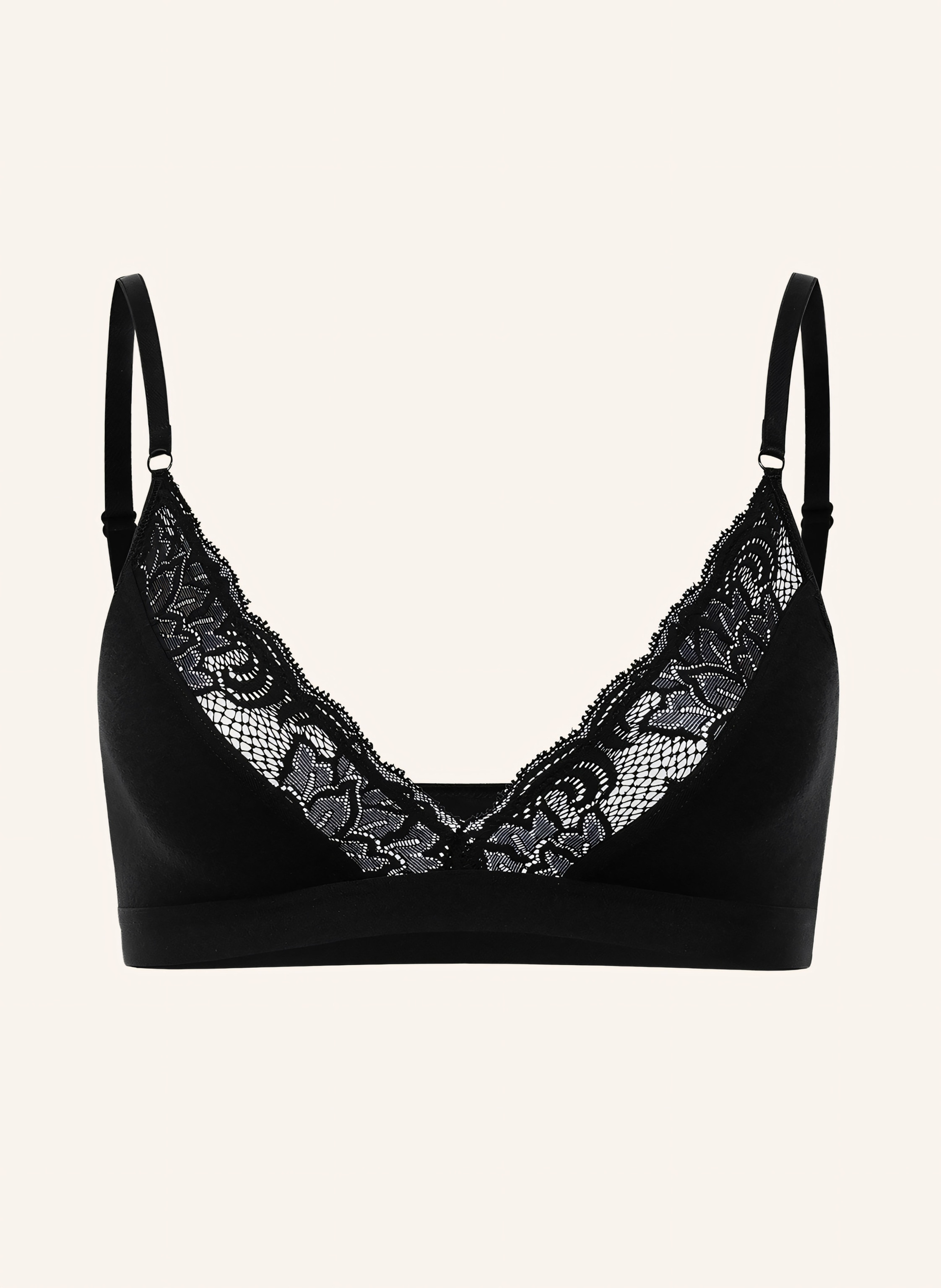 erlich textil Clara Bralette mit Spitze und Modal - verstellbare Träger