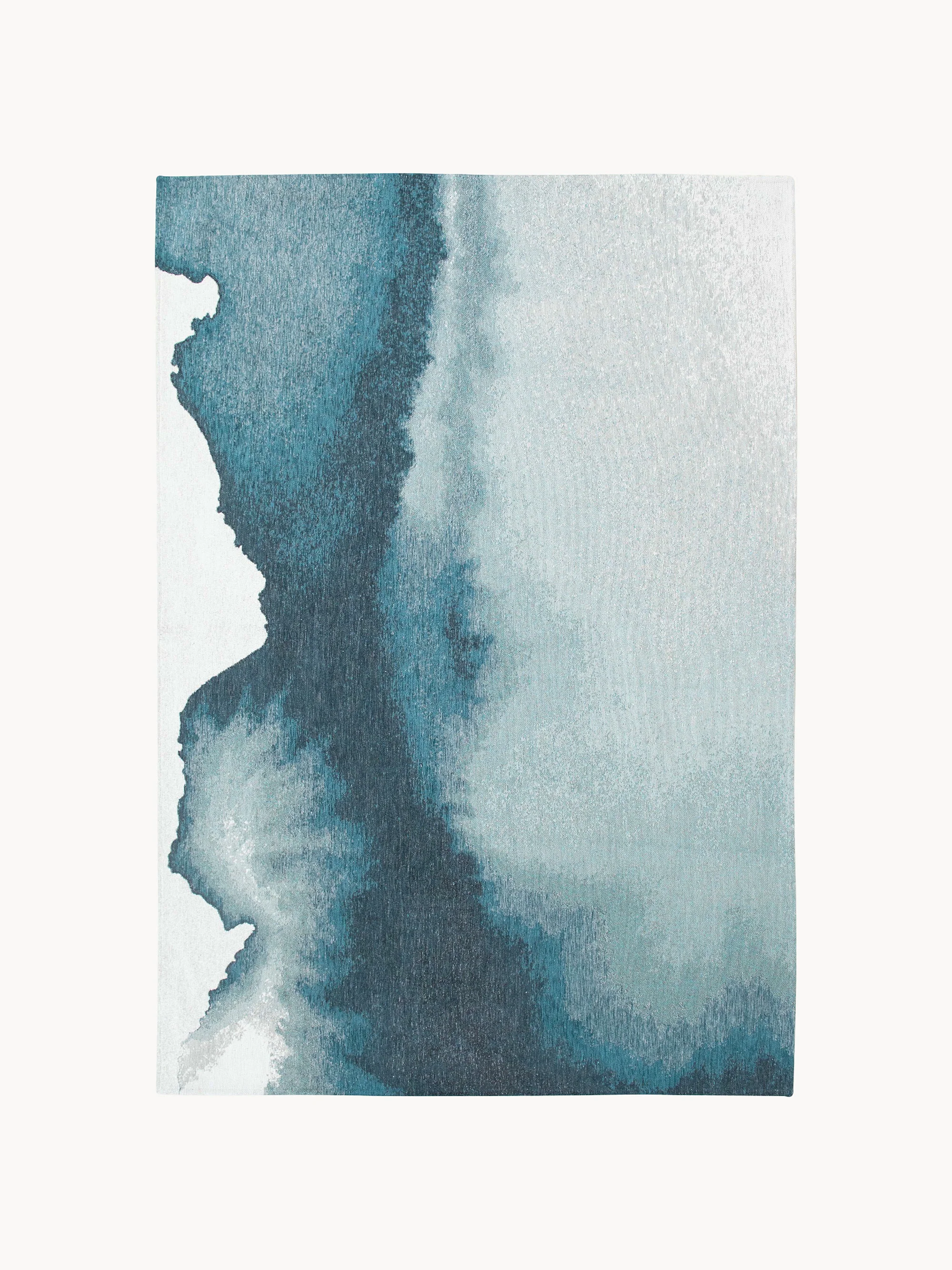 Waschbarer Indoor & Outdoor-Jacquard-Teppich Lagoon