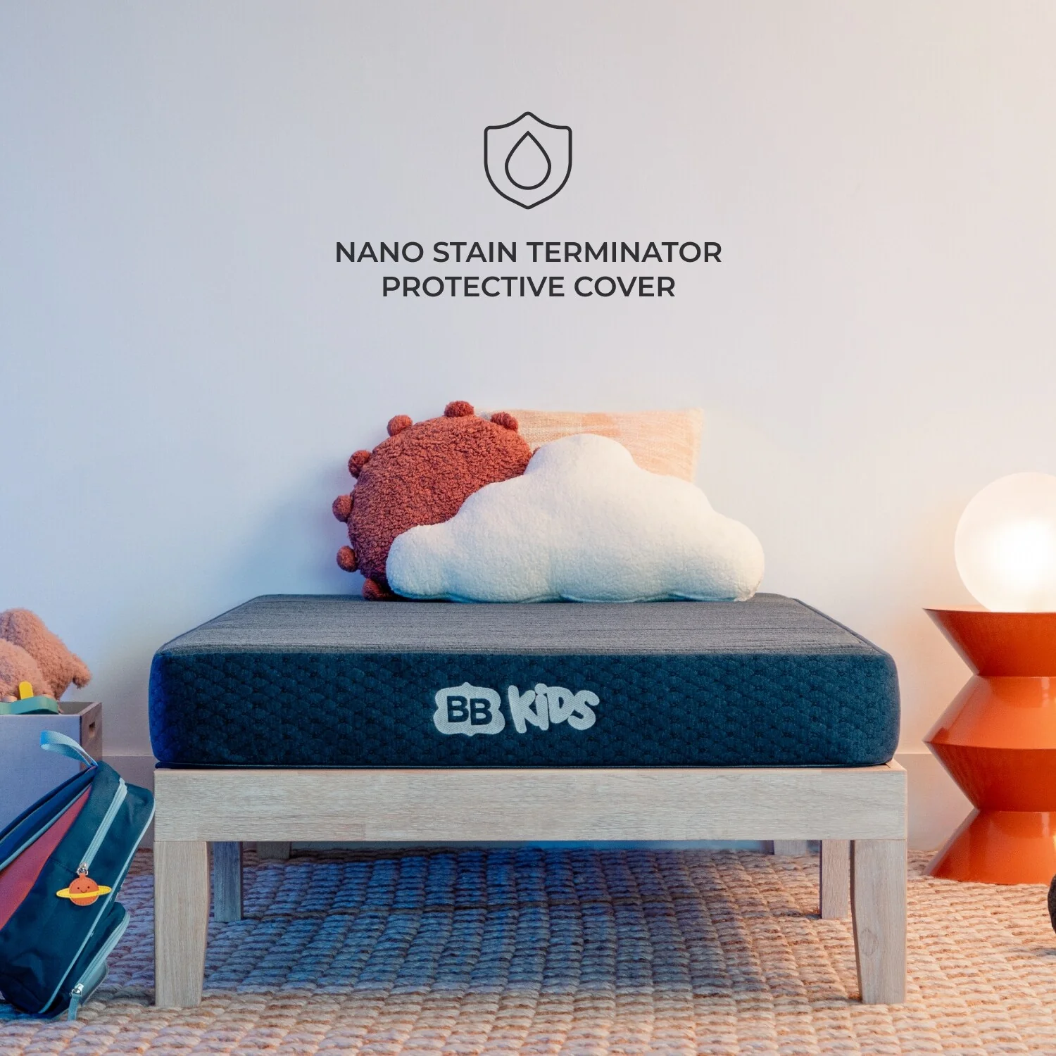 Brooklyn Bedding Kids Mattress with Stain Protection