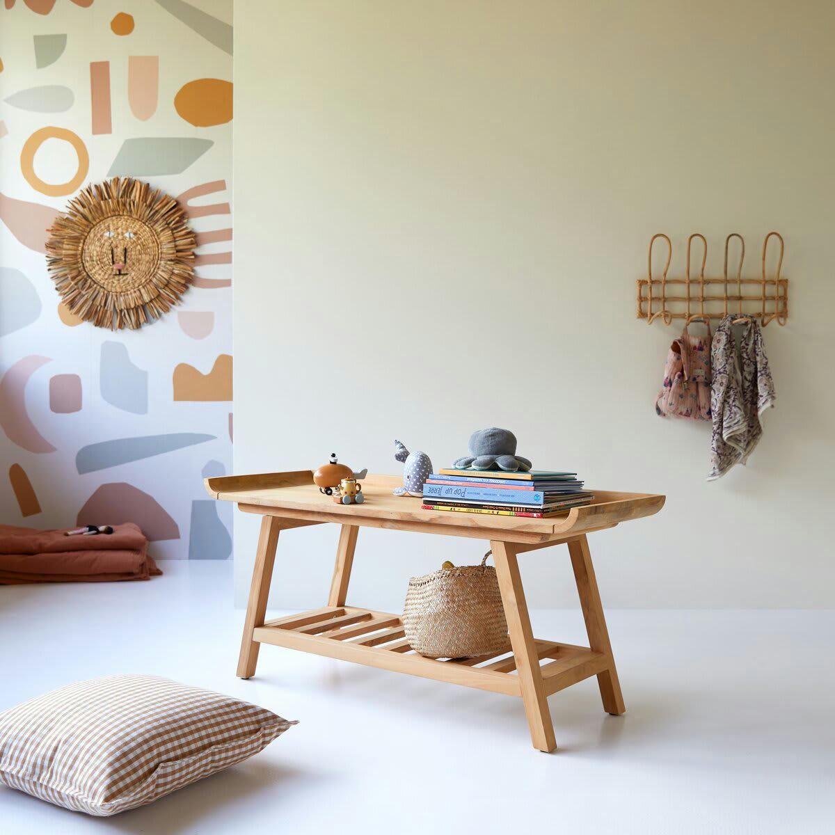 PAMPA - Console basse enfant en teck massif