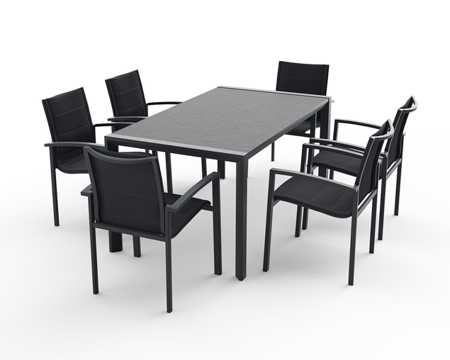 Boston-Eden 7 Piece Dining Setting