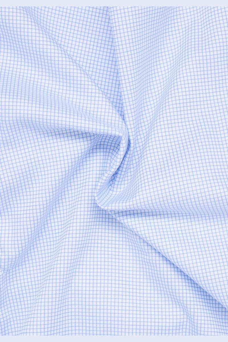 ETERNA Modern Fit Hemd mittelblau, Kariert