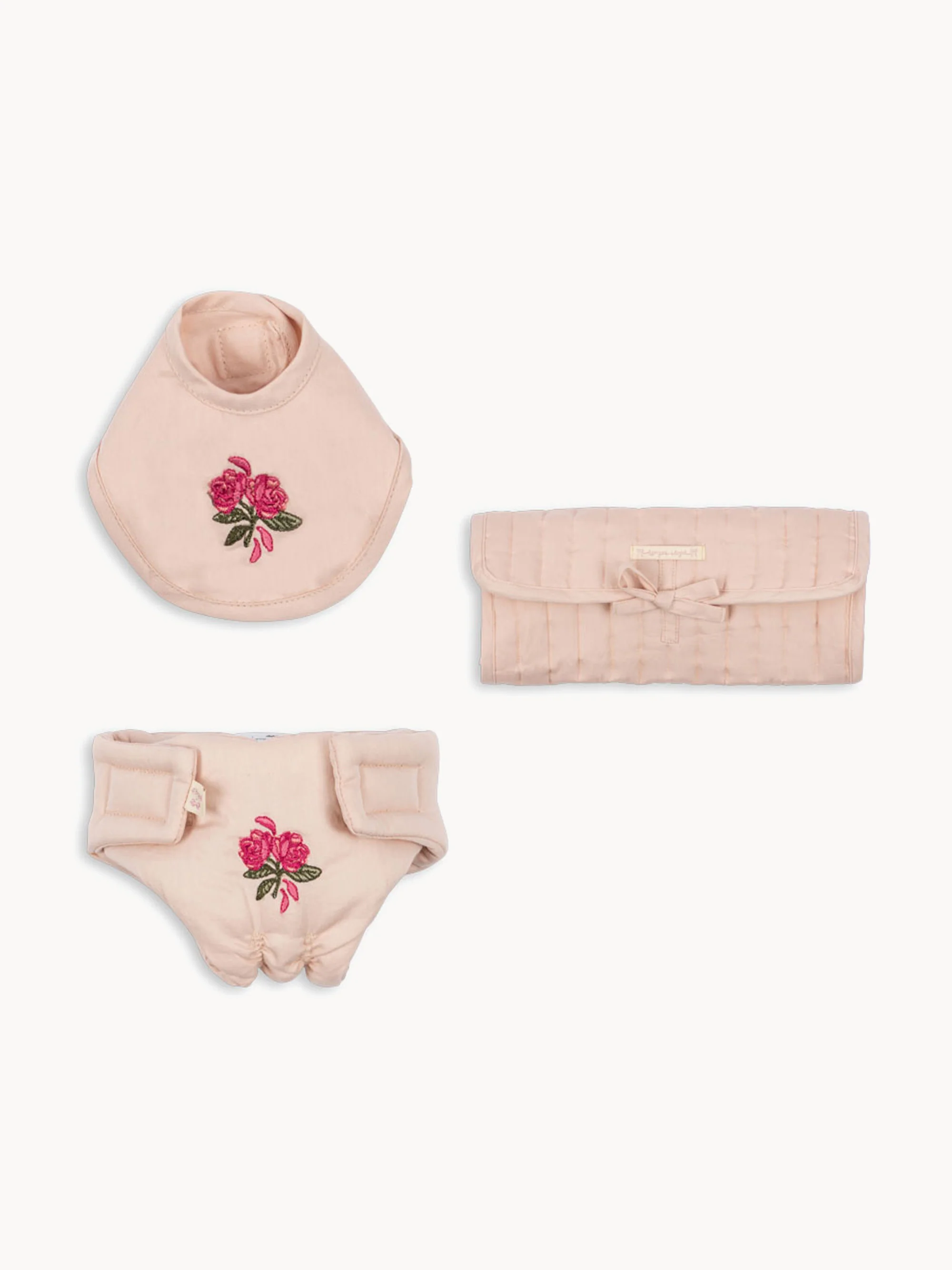 Puppen-Wechselset Cameo Rose mit Tasche, 4er-Set