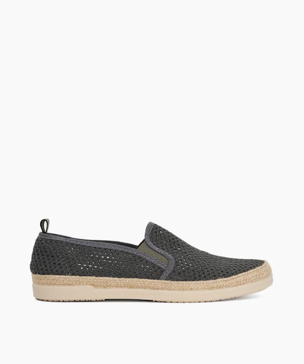 Fisherr Grey - Perforated Casual Espadrilles