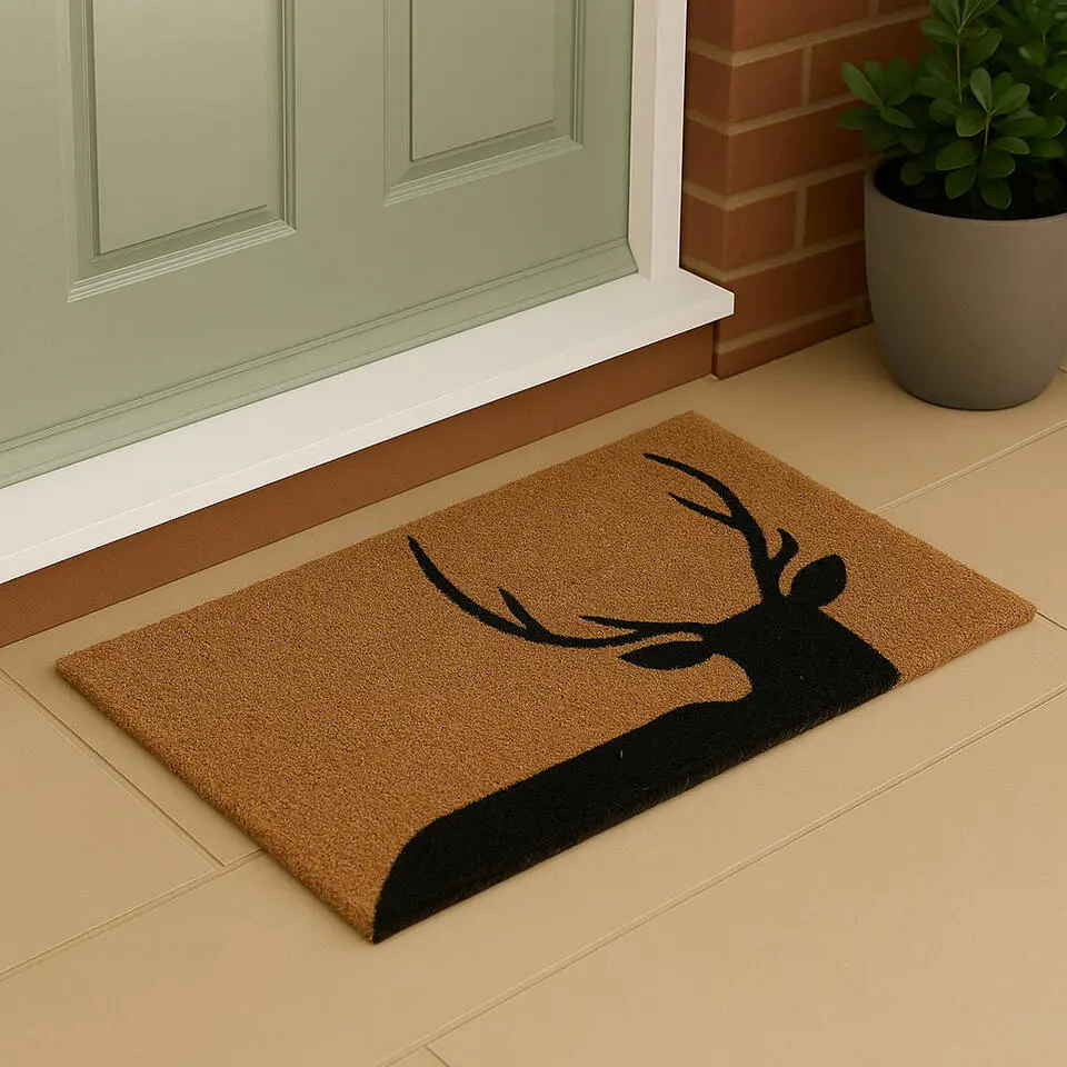Best for Boots Deurmat - hert print - kokosvezel - 60 x 40 cm