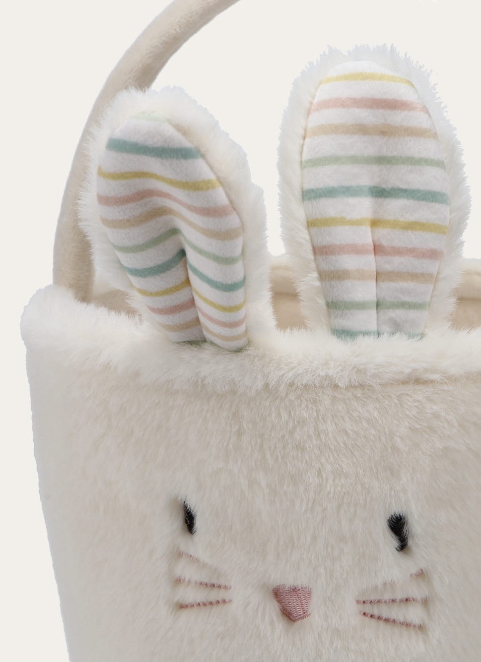 PANIER EN TISSU ECRU