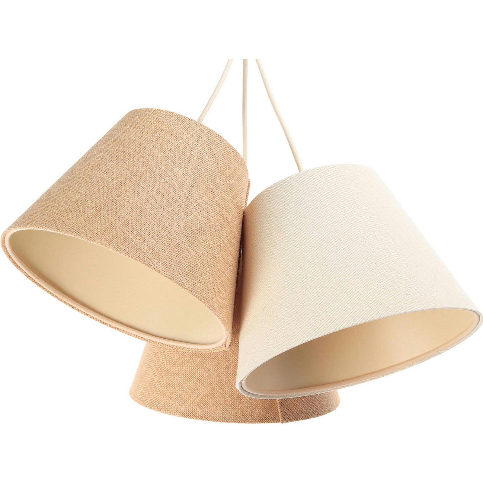 - Suspension Lin Beige 25x25x20 cm