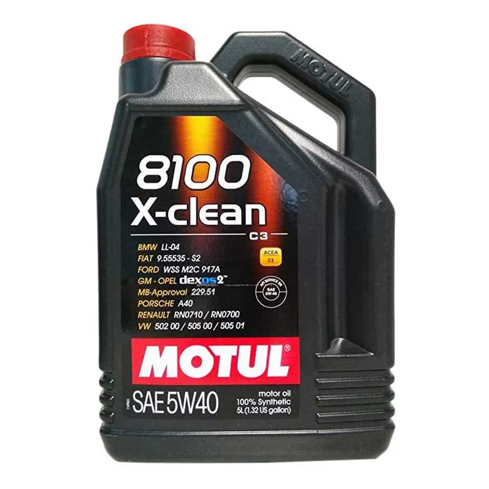 Motul 8100 X-Clean C3 5W40 5L motor oil