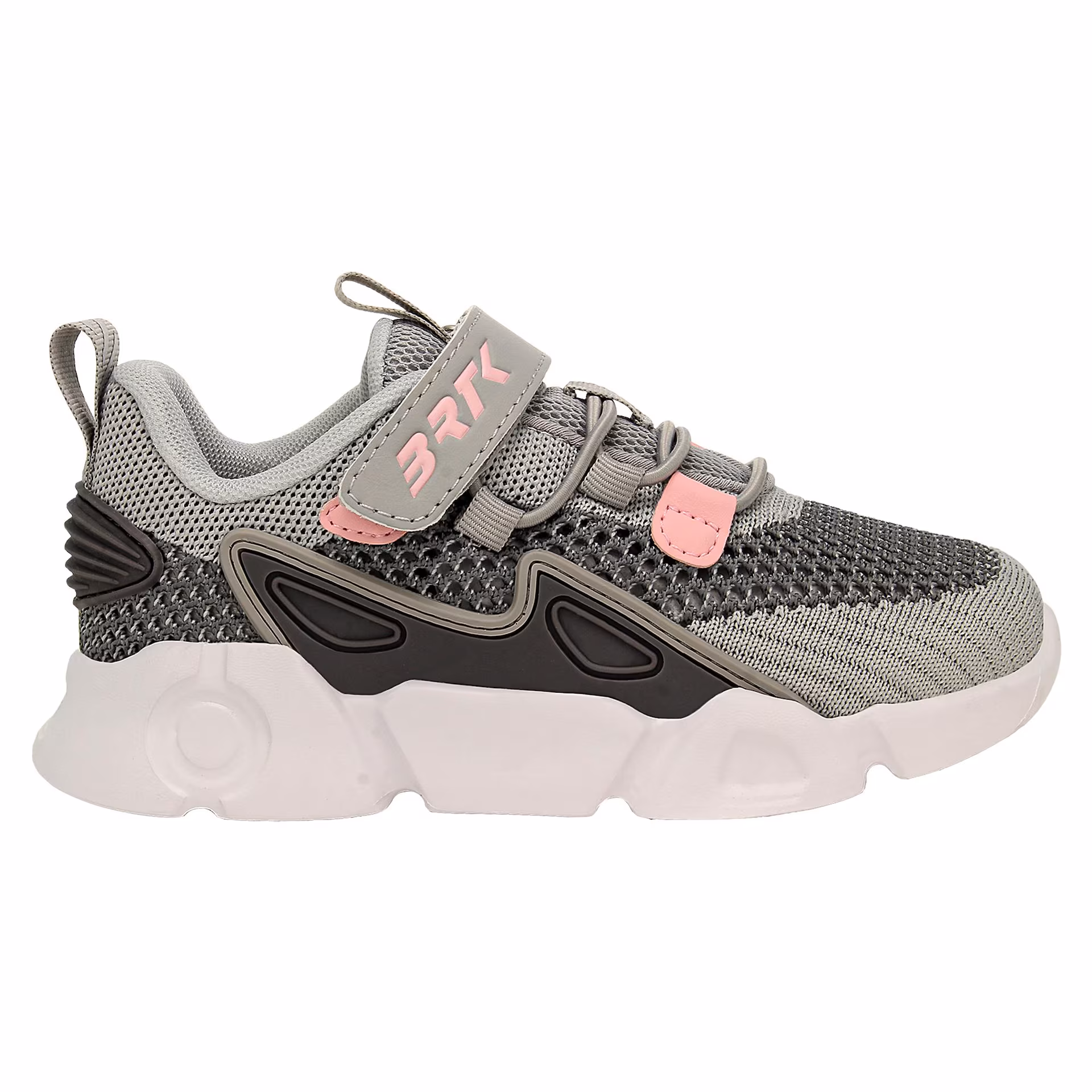 Popielate sneakersy z materiału dla dziewczynki BARTEK 87007-14
