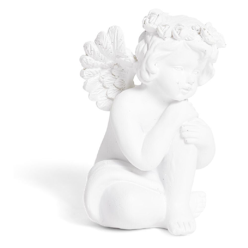 Ange décoratif plastique blanc - 6 modèles