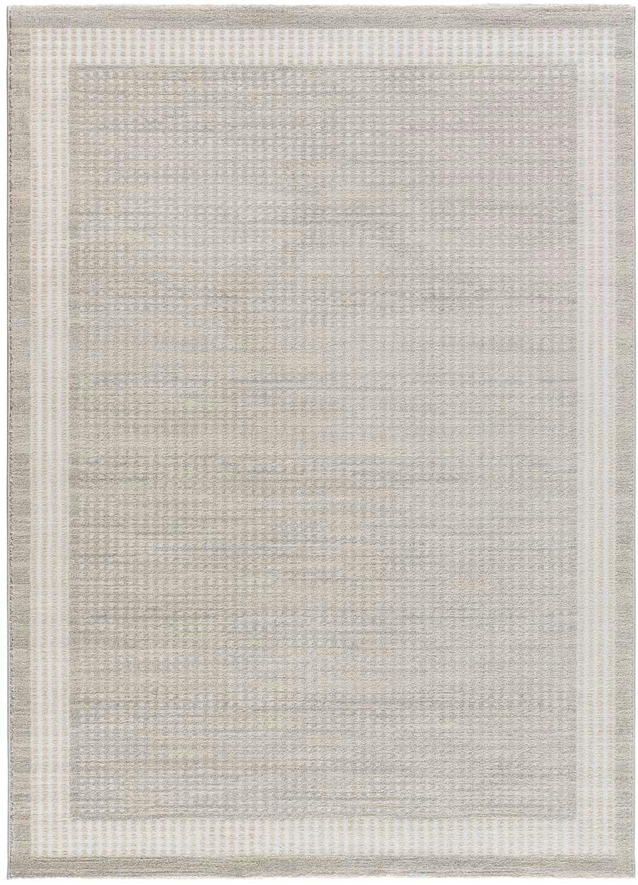 HL-BORDER - Tapis de style abstrait en relief crème, 200X300 cm