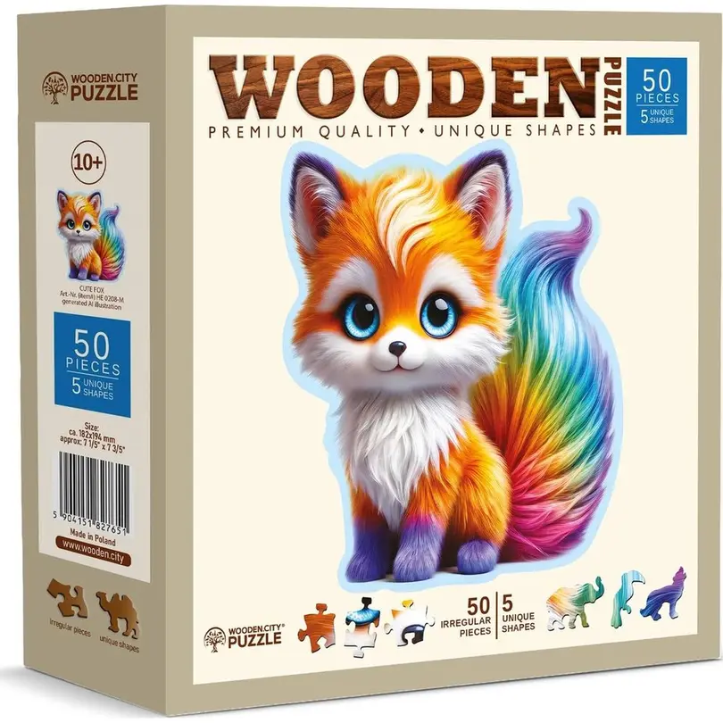 Puzzle 50-teilig Cute Fox M