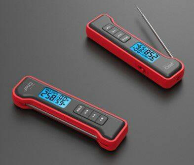 MASTER Chef Digital Folding BBQ Food & Meat Thermometer with a Stainless Steel Probe