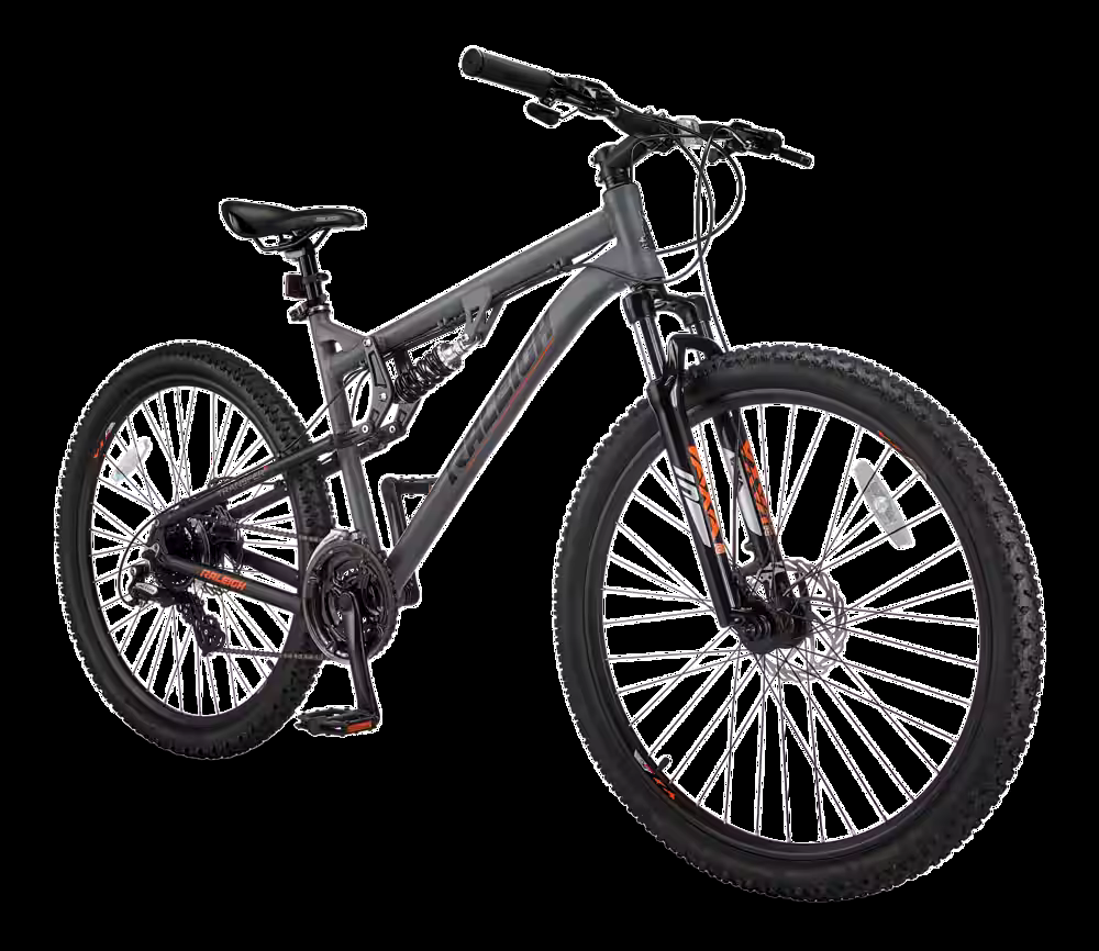 Raleigh Peak Dual-Suspension Mountain Bike,  27.5-in, Grey