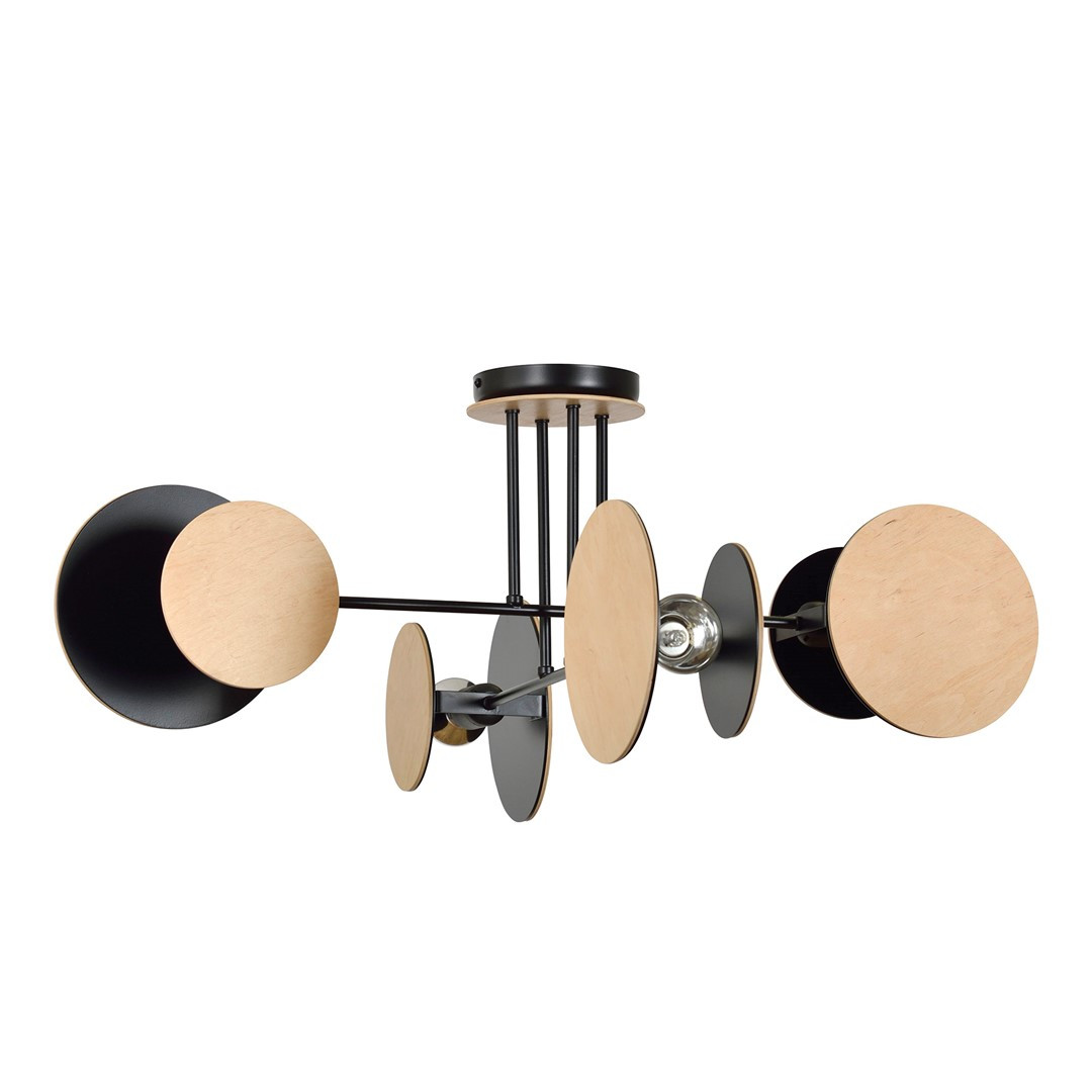 Lampa Sufitowa Zita 4 Black