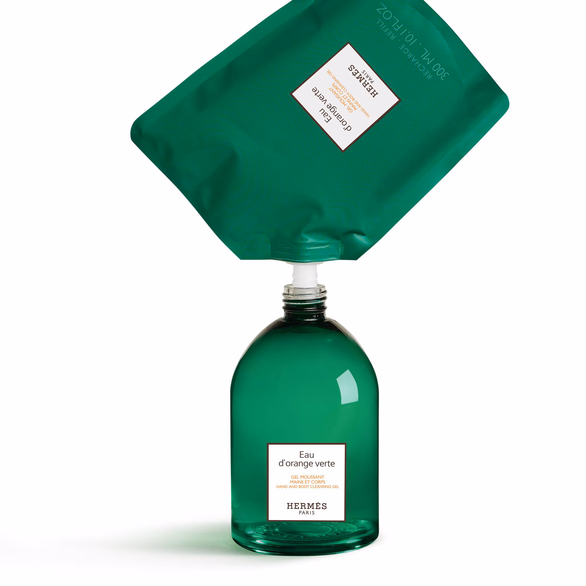 EAU D' ORANGE VERTEGel moussant mains et corps - recharge