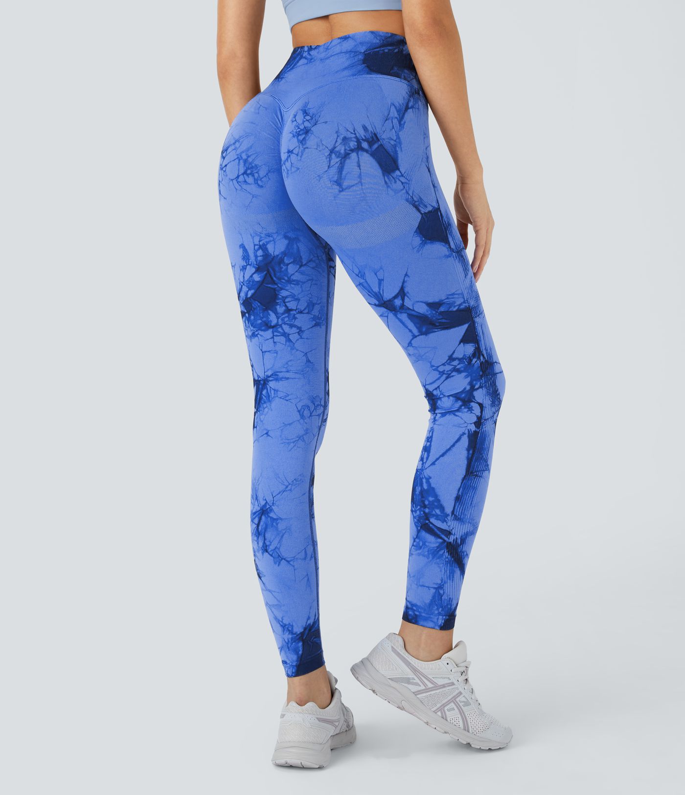 Legging yoga taille haute tie-dye sans couture OneForm Seamless Flow