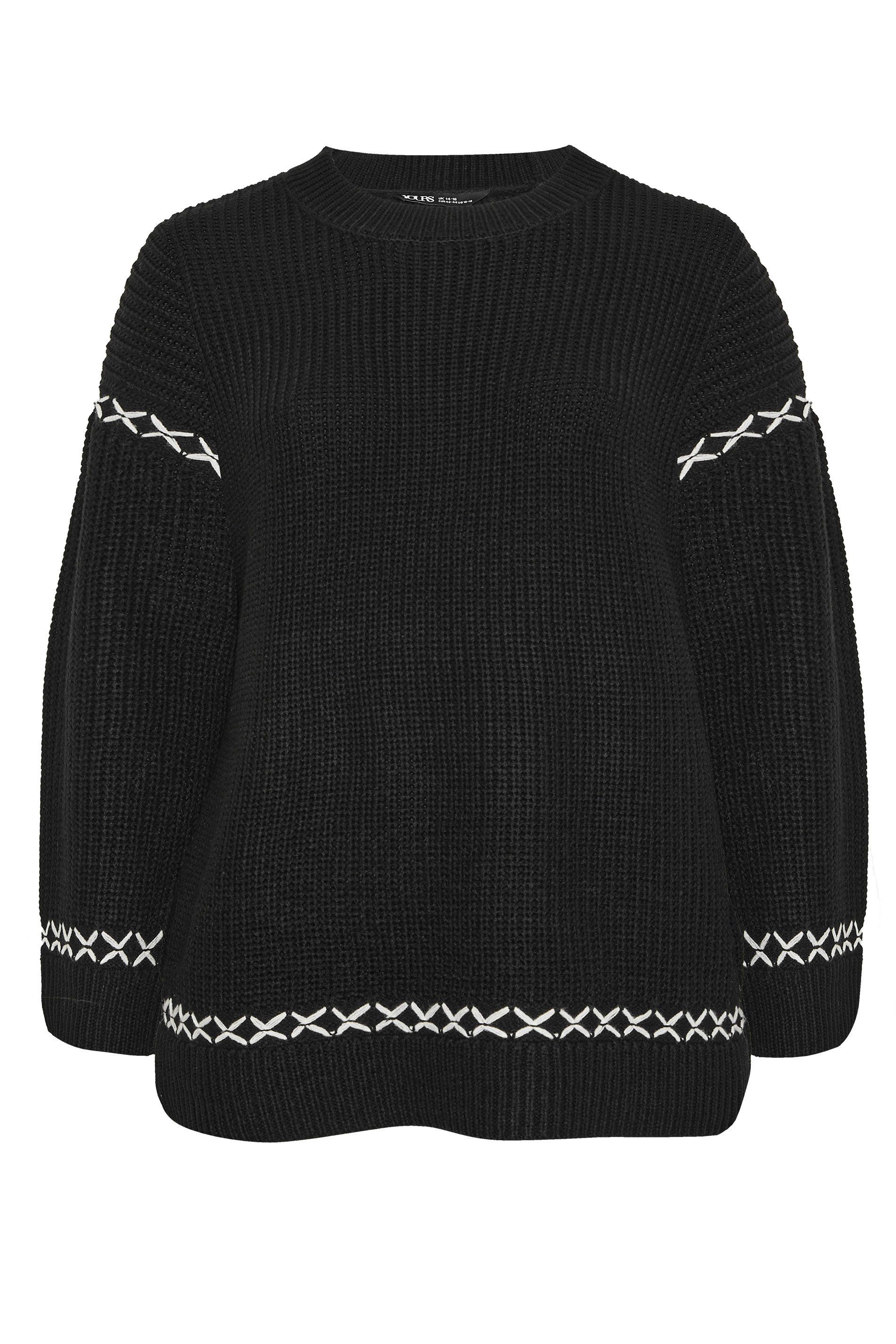 Yours Blanket Stitch Jumper