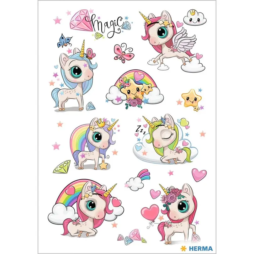 Sticker 10er-Set Kreativ