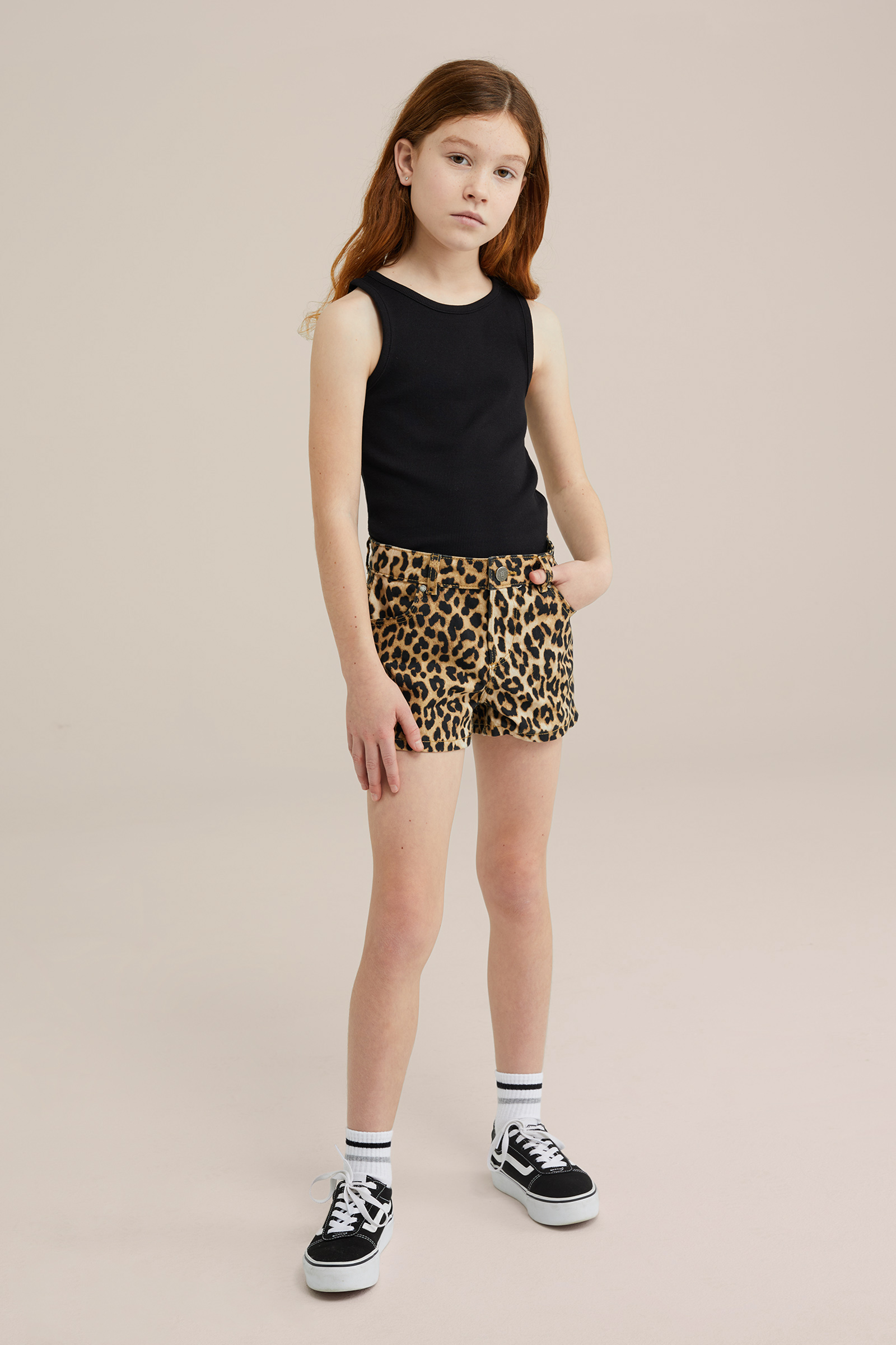 Meisjes short met print
