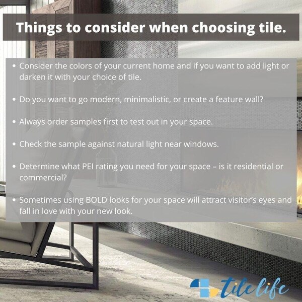 The Tile Life Montauk 4" x 4" Teak Porcelain Mosaic Wall Floor Tile