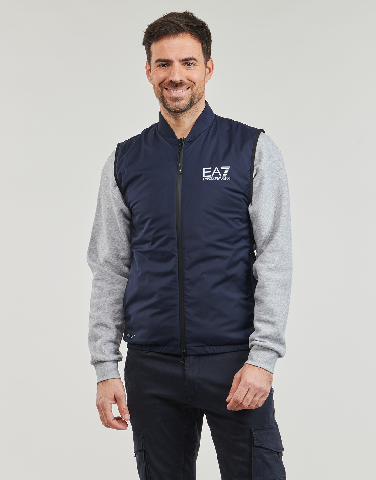 Emporio Armani EA7 - BOMBER VEST - Marine