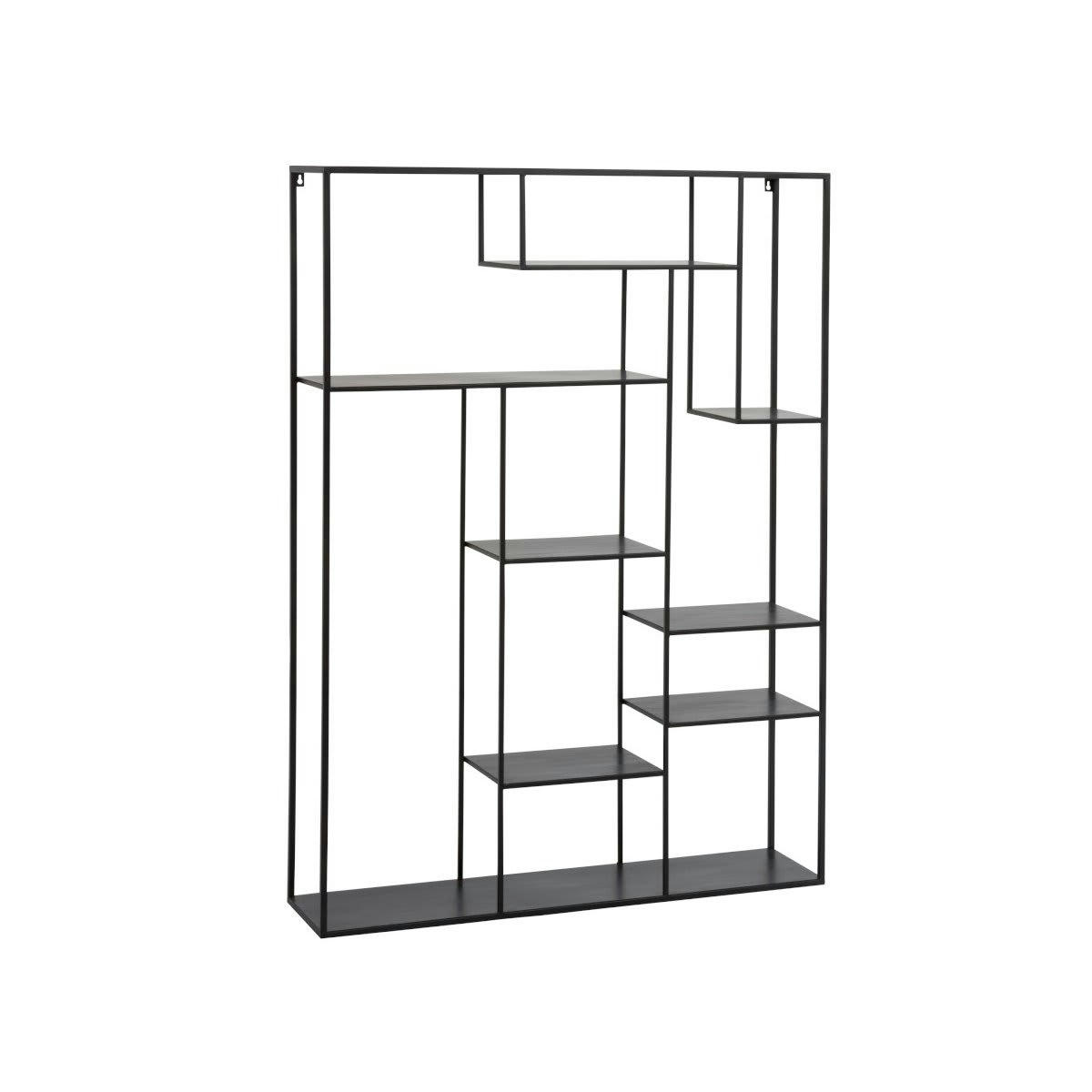 AMIGO - Etagère minimaliste en métal noir