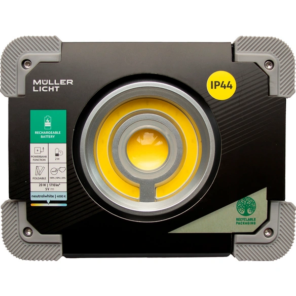 Akku-Strahler, 20 W, 4000 K