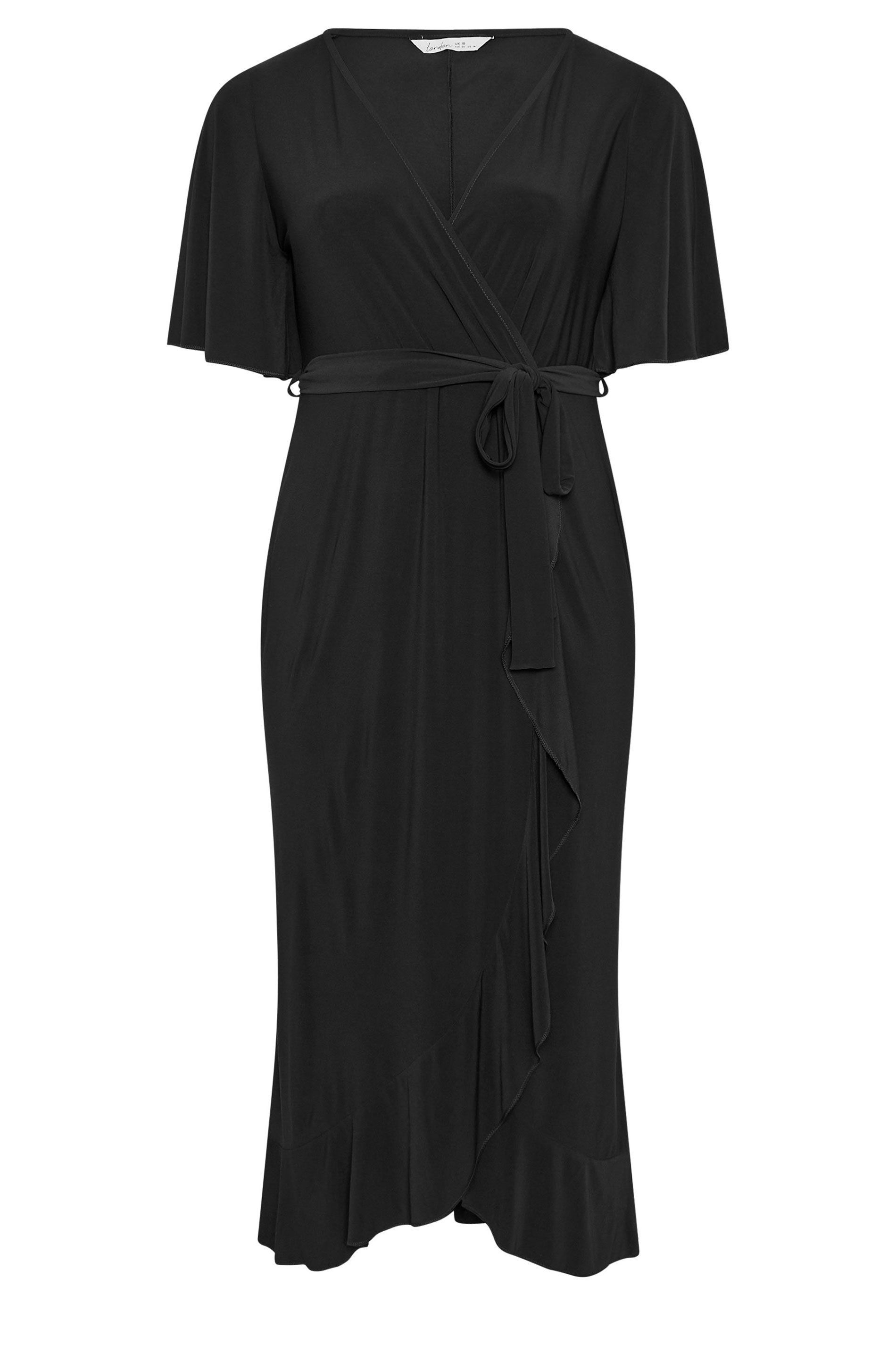 Yours Ruffle Hem Wrap Dress