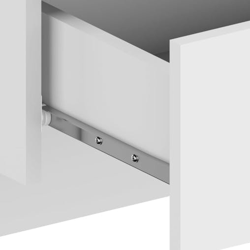 NNEVL Wall-mounted Bedside Cabinets 2 pcs White