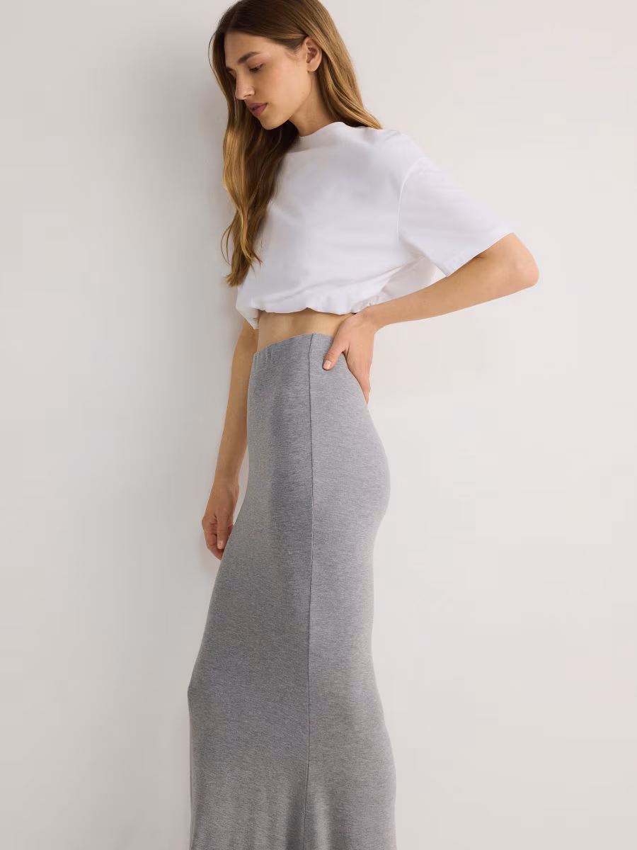 Viscose Rich Jersey Skirt