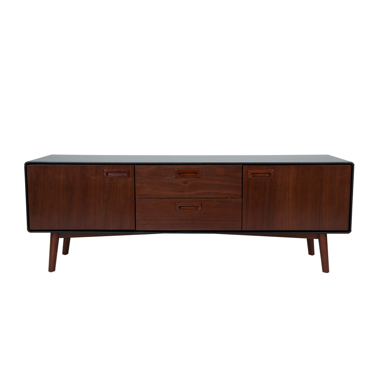 Dutchbone Juju Dressoir Laag Hout Donkerbruin