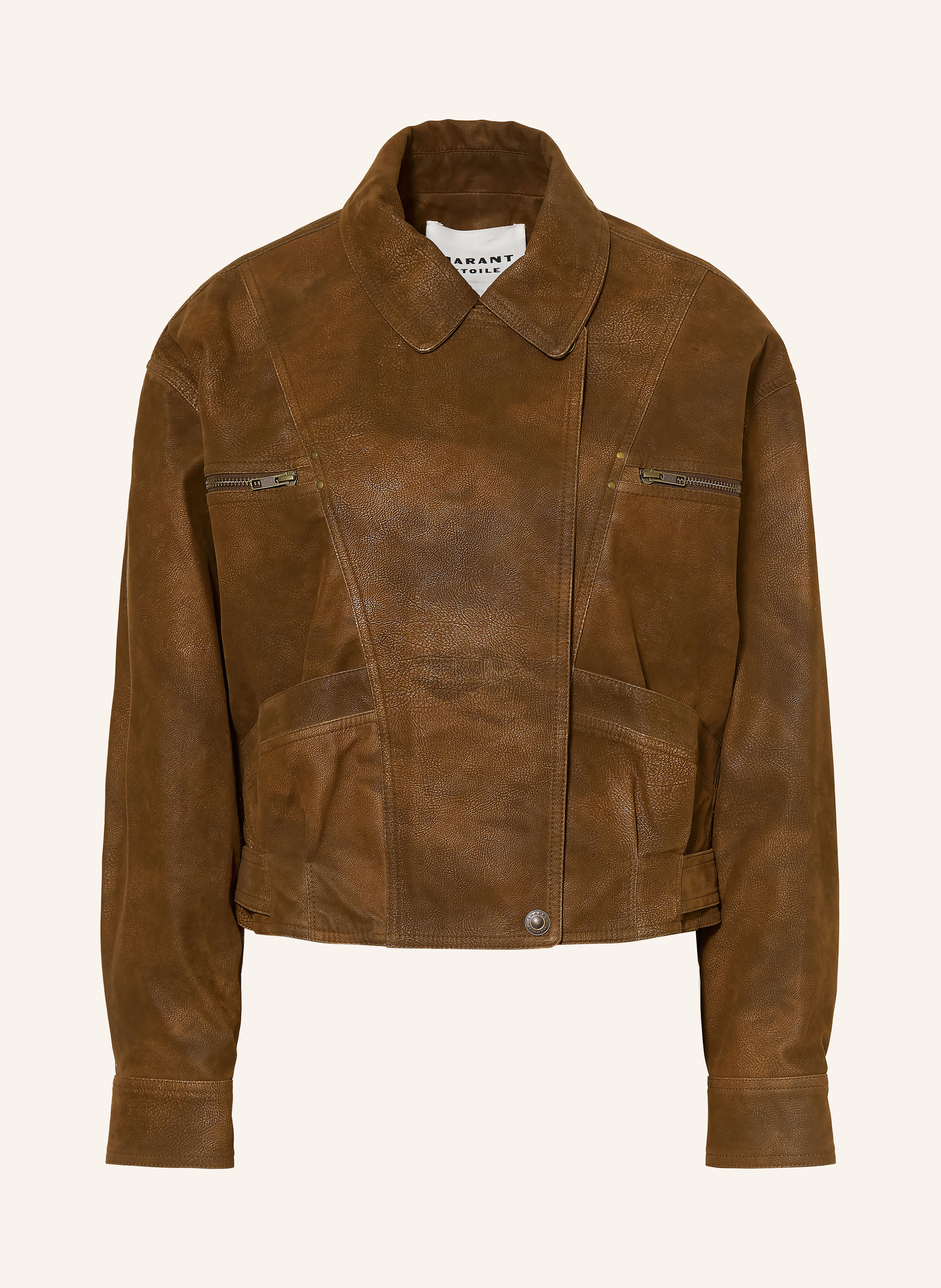MARANT ÉTOILE Jacke BELMA in Lederoptik