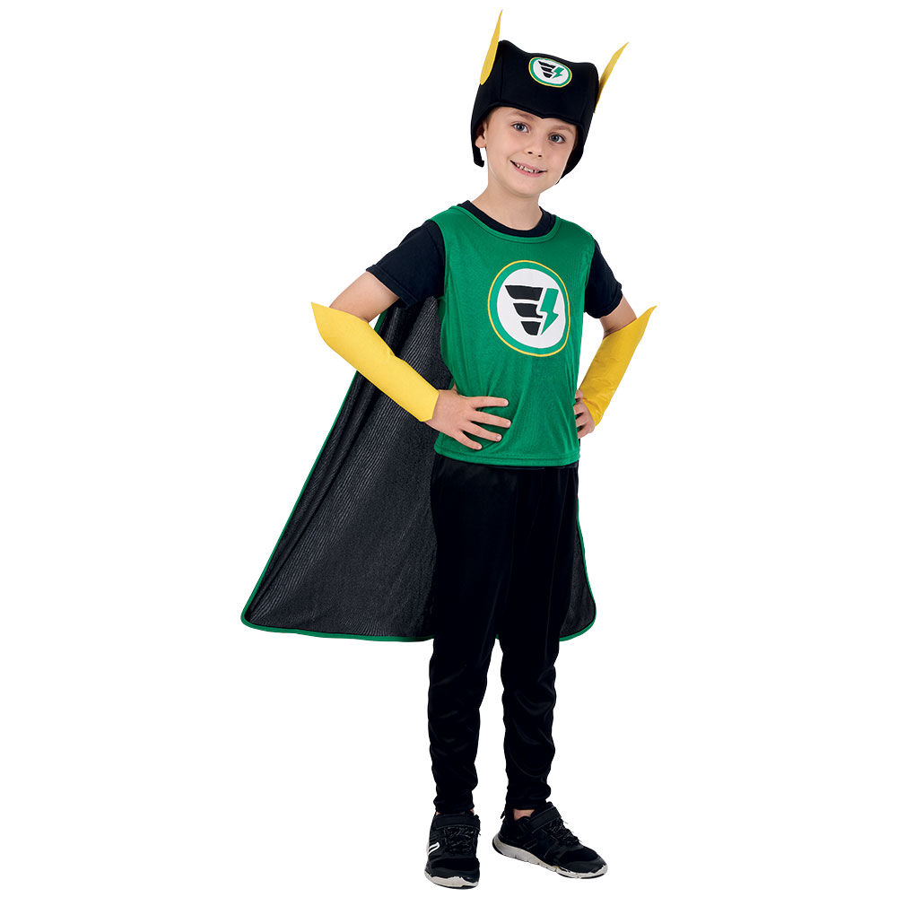 Déguisement garçon Super héro méchant bad boy 7/10 ans